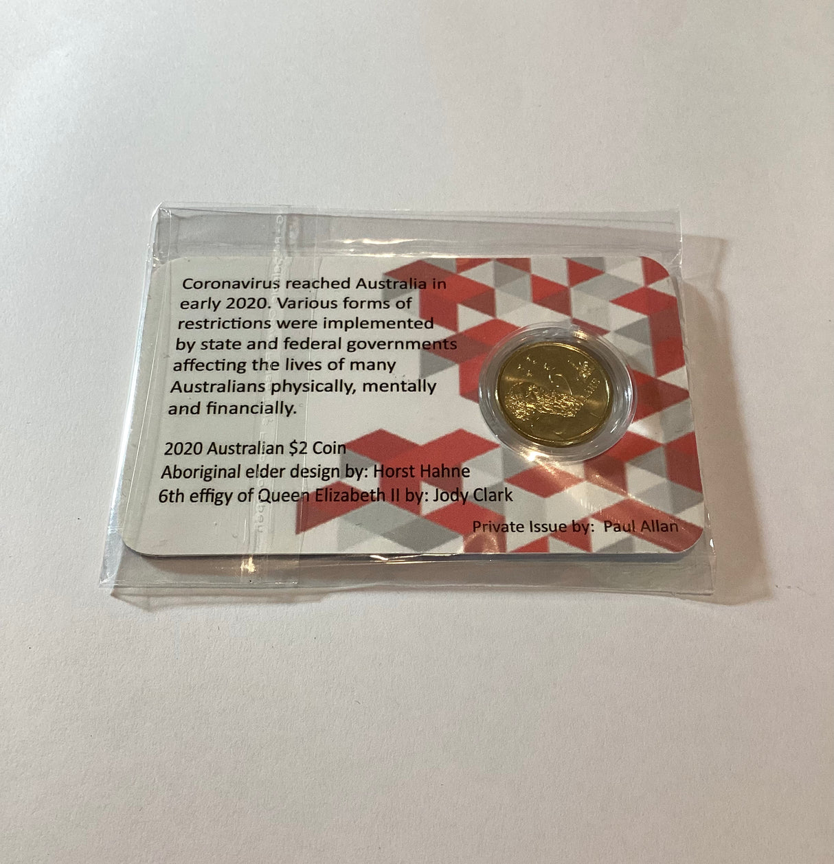 2020 $2 Allanistic Lockdown Card