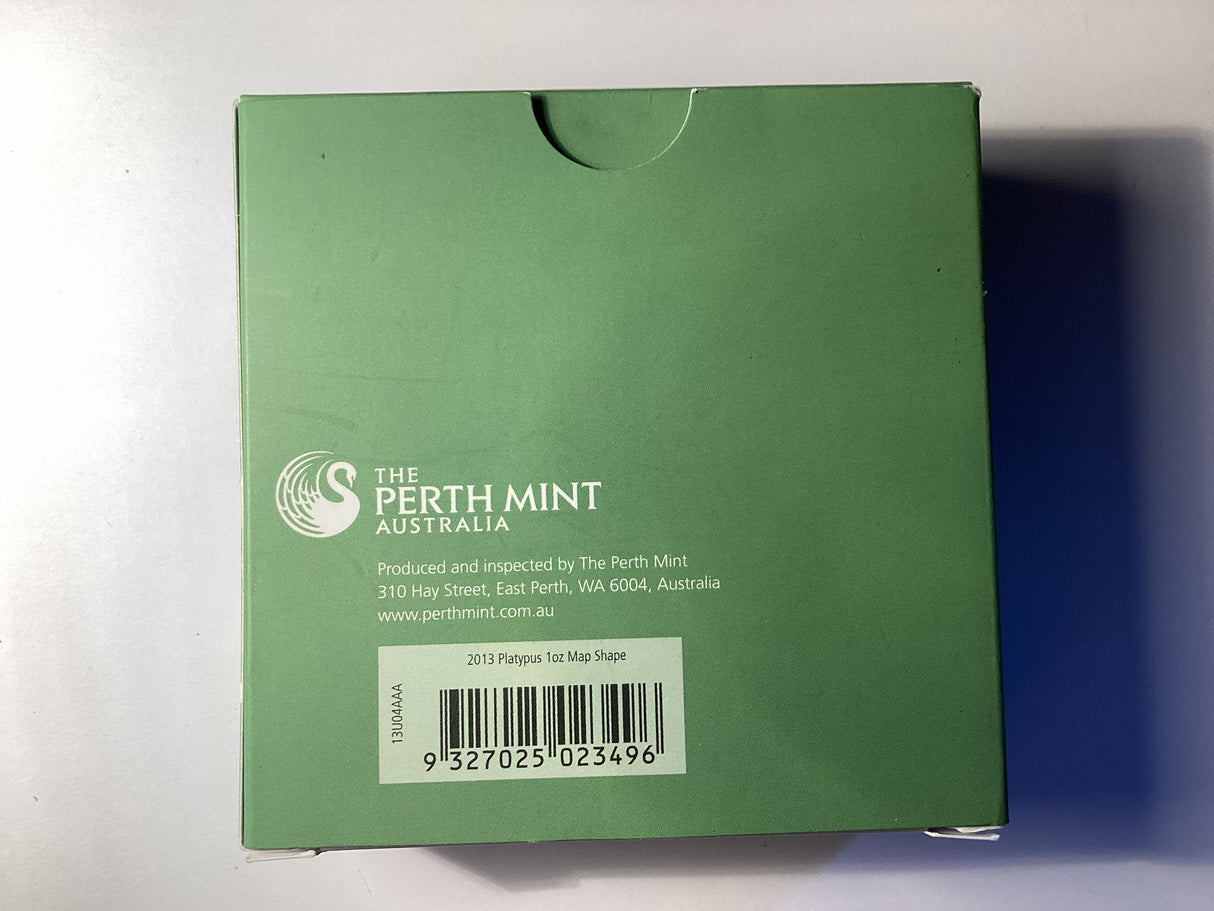 2013 $1 Australian Map Shaped Coin Series. Platypus.