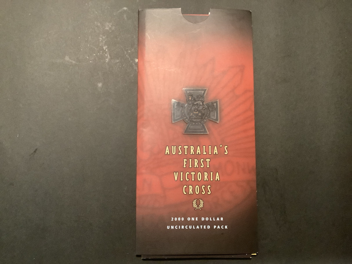 2000 Australia's First Victoria Cross $1 Uncirculated Coin Pack.