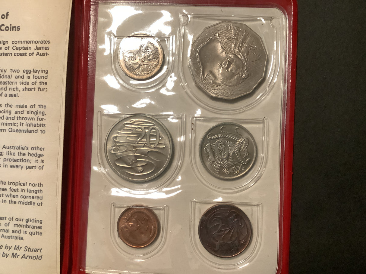 1970 Uncirculated Mint set in Red Folder.