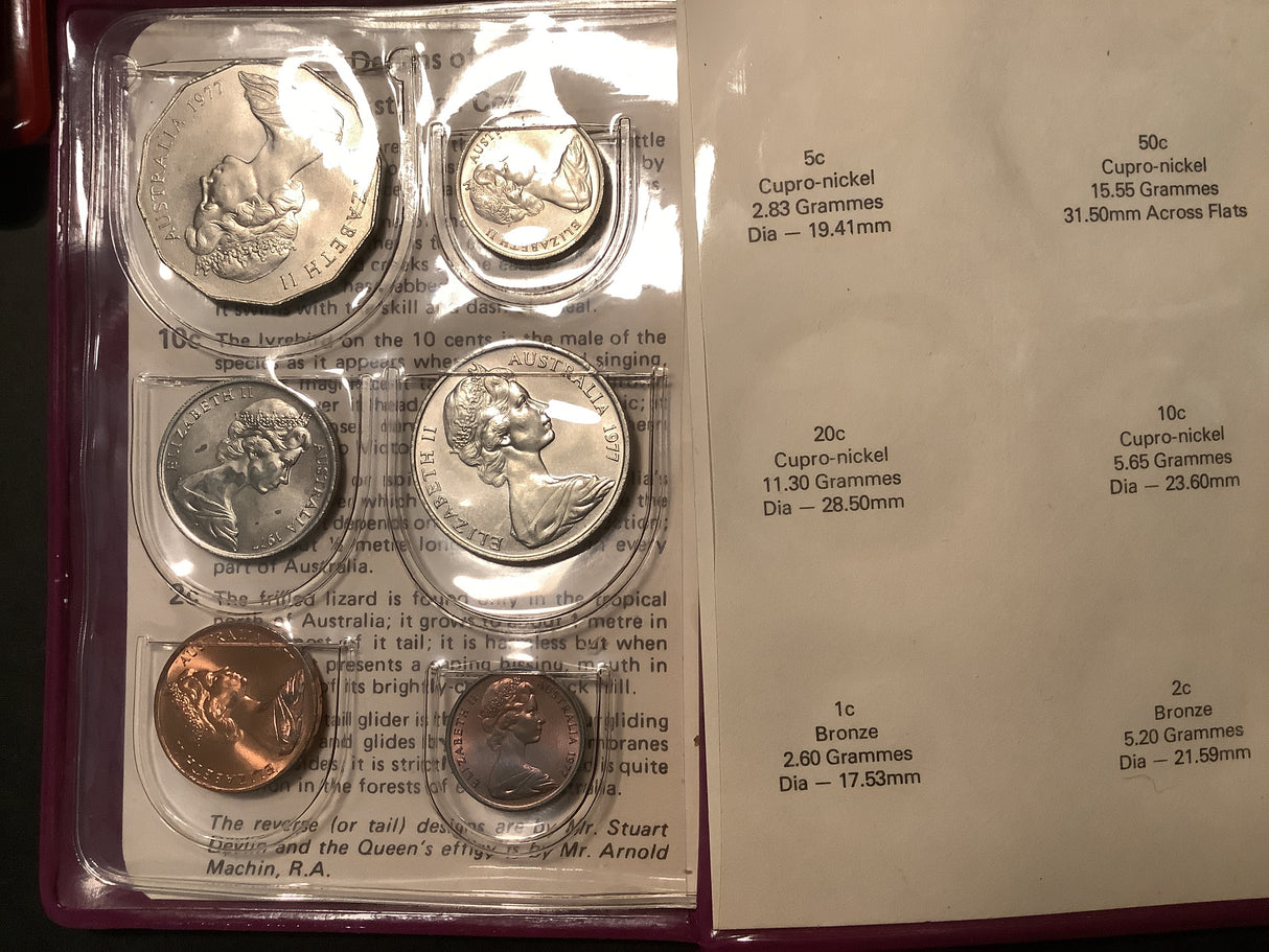 1977 Uncirculated Mint set Silver Jubilee.