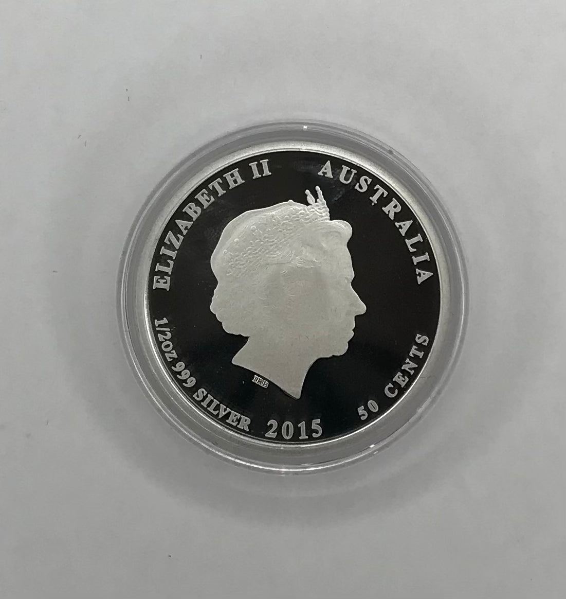 2015 50c 1/2oz Silver Proof Coloured Edition. Year of the Goat.