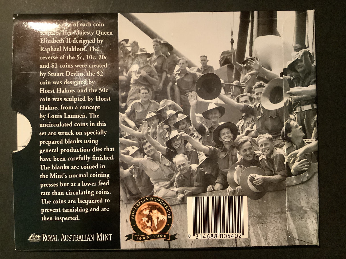 1995 Australian Mint Set. 50th Anniversary End of WW2