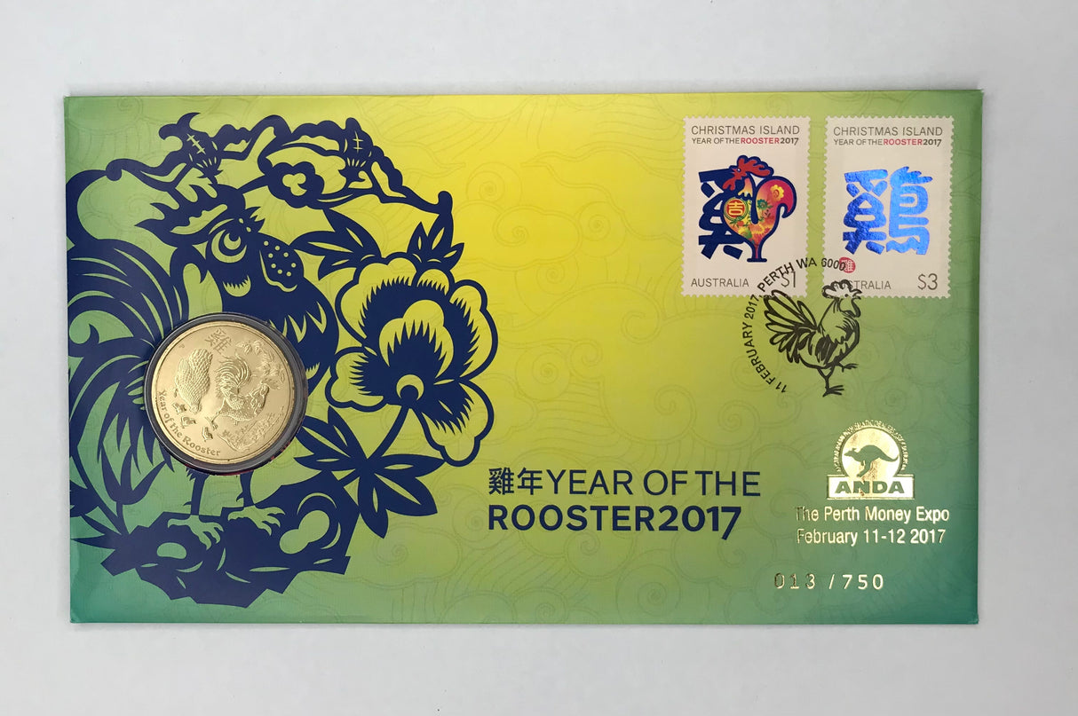 2017 PNC Year of the Rooster. ANDA release Perth Money Expo.