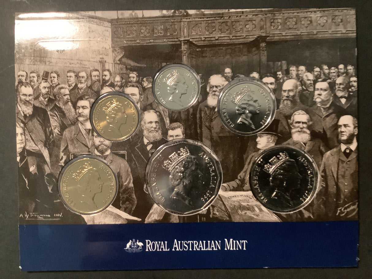 1996 Australian Uncirculated Set. Sir Henry Parkes.