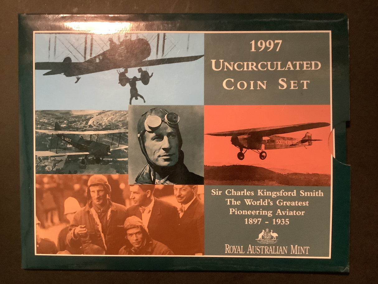 1997 Australian Uncirculated Set. Sir Charles Kingford-Smith