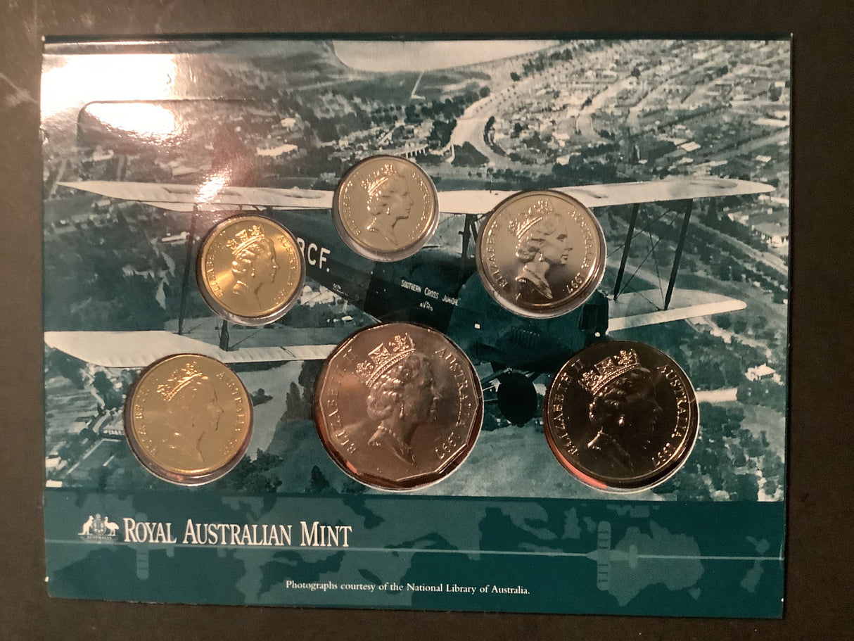 1997 Australian Uncirculated Set. Sir Charles Kingford-Smith