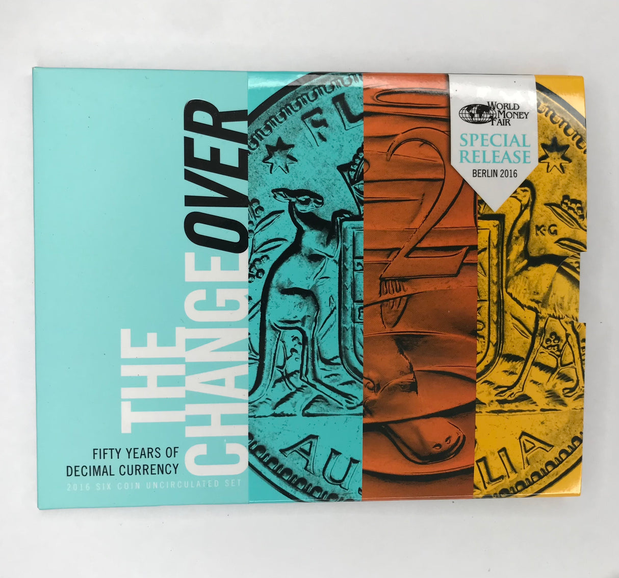 2016 Uncirculated Set. The Changeover. Fifty Years of Decimal Currency. World Money Fair Release