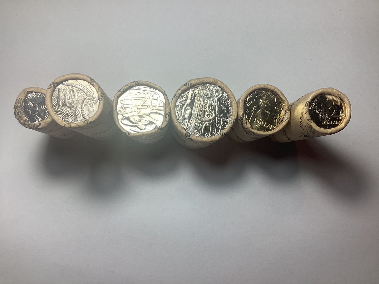 2019 RAM roll set (5c, 10c, 20c, 50c, $1, $2)