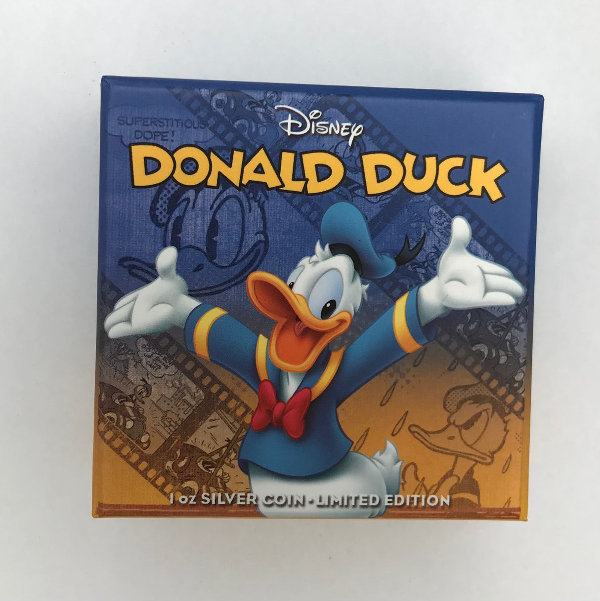 2014 $2 1oz Silver Coin. Donald Duck.