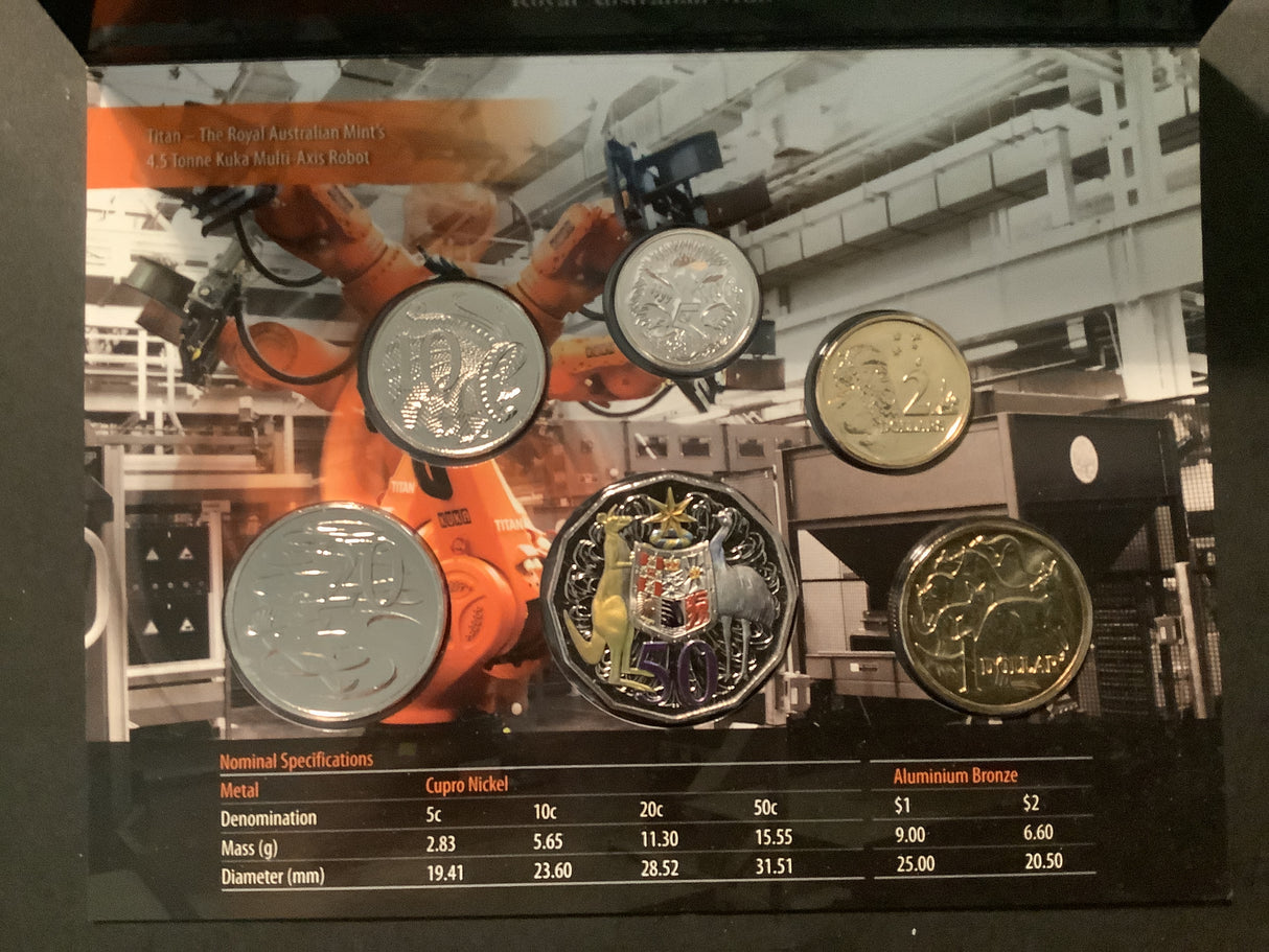 2012 Australian Uncirculated Set. Featuring Special 50c coin.