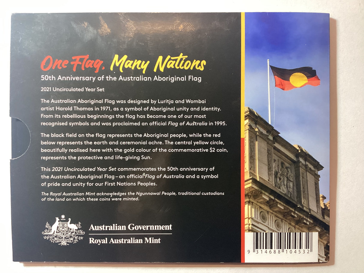 2021 Mint Set. Aboriginal Flag
