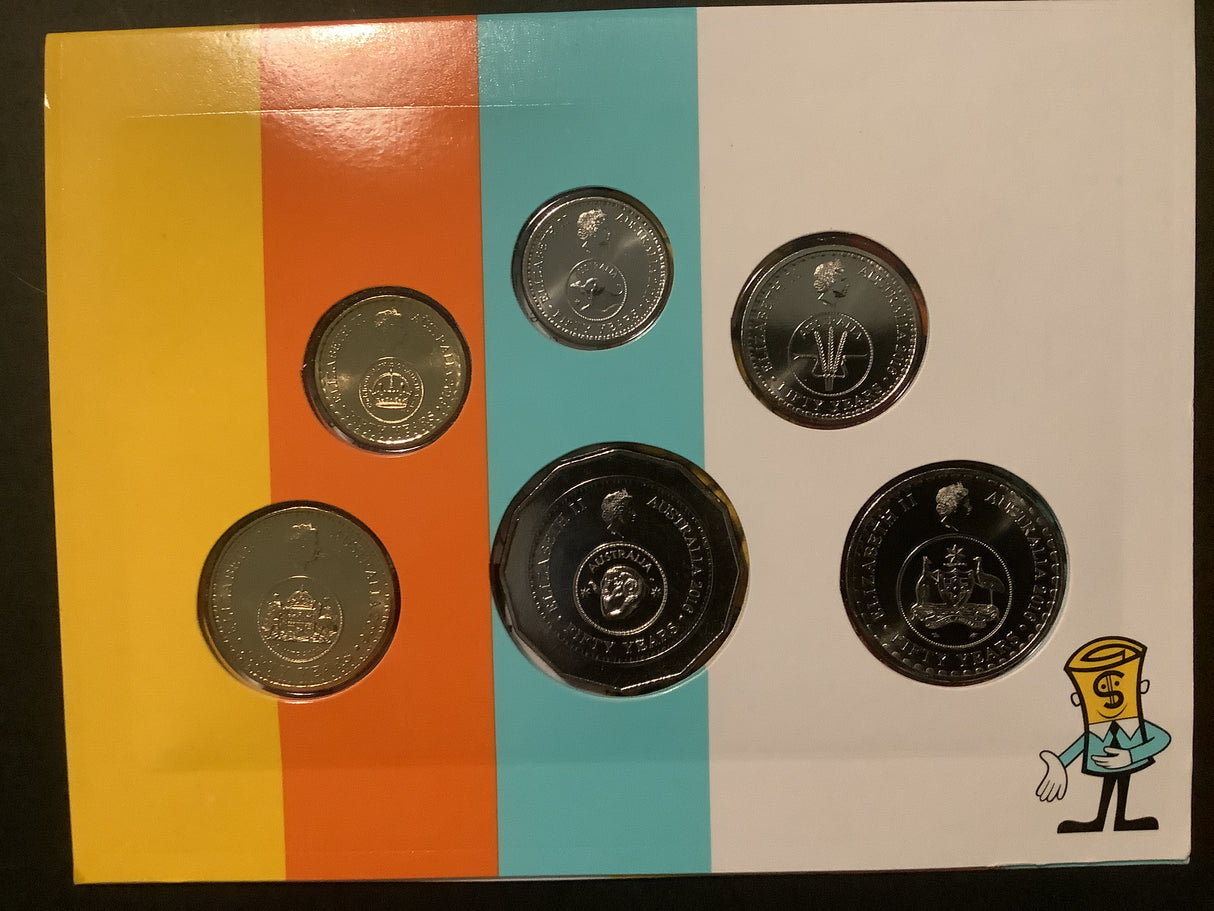 2016 Uncirculated Set. The Changeover. Fifty Years of Decimal Currency