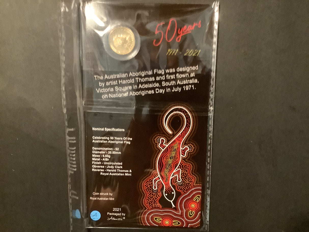 2021 Celebrating 50 Years of the Aboriginal Flag Private Release.