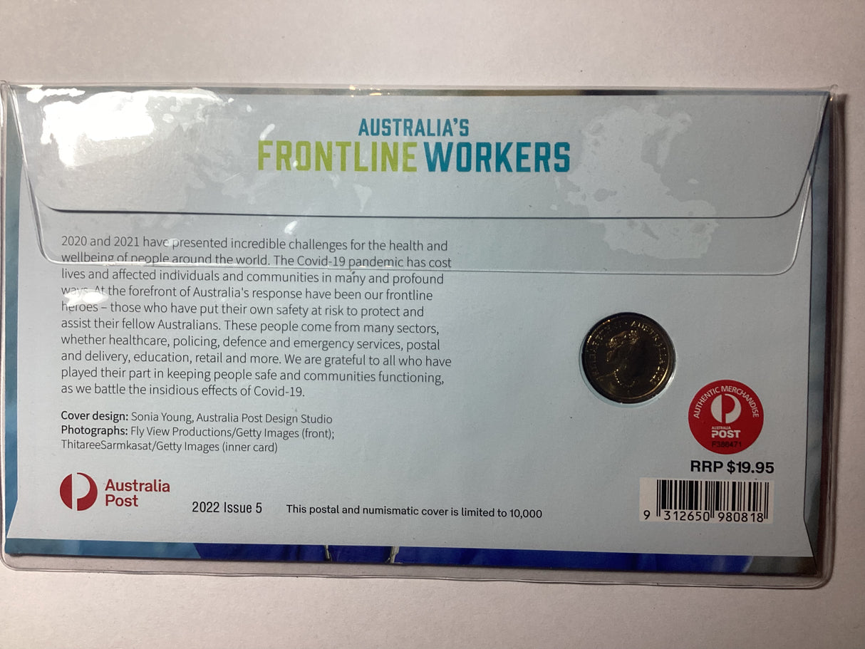 2022 $2 Australia's Frontline workers PNC