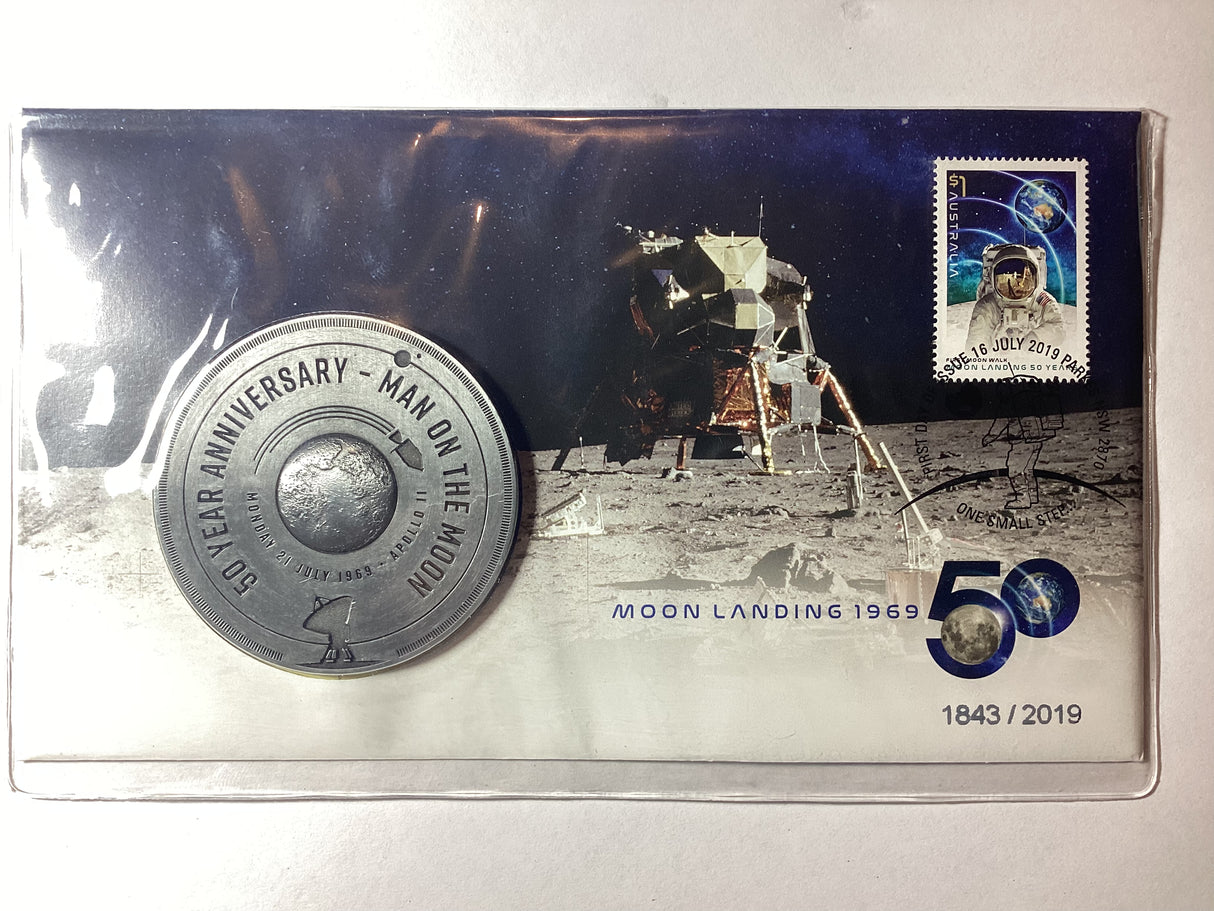 2019 Medallion Moon Landing 50 Years PMC