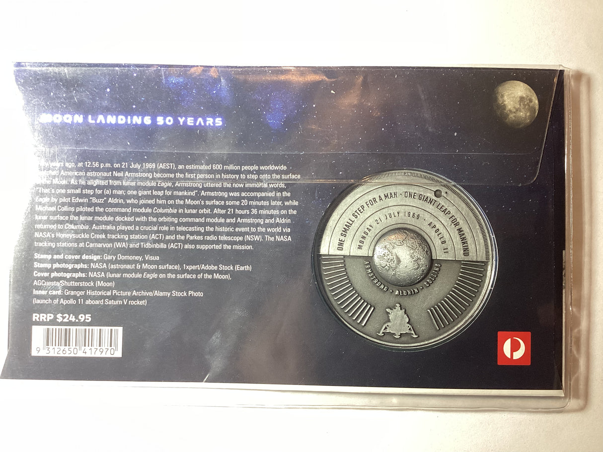 2019 Medallion Moon Landing 50 Years PMC