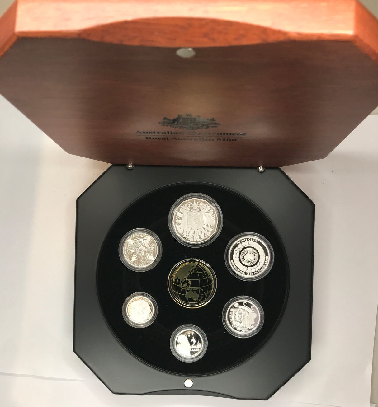 2008 Fine Silver Proof Set. International Year of the Planet.