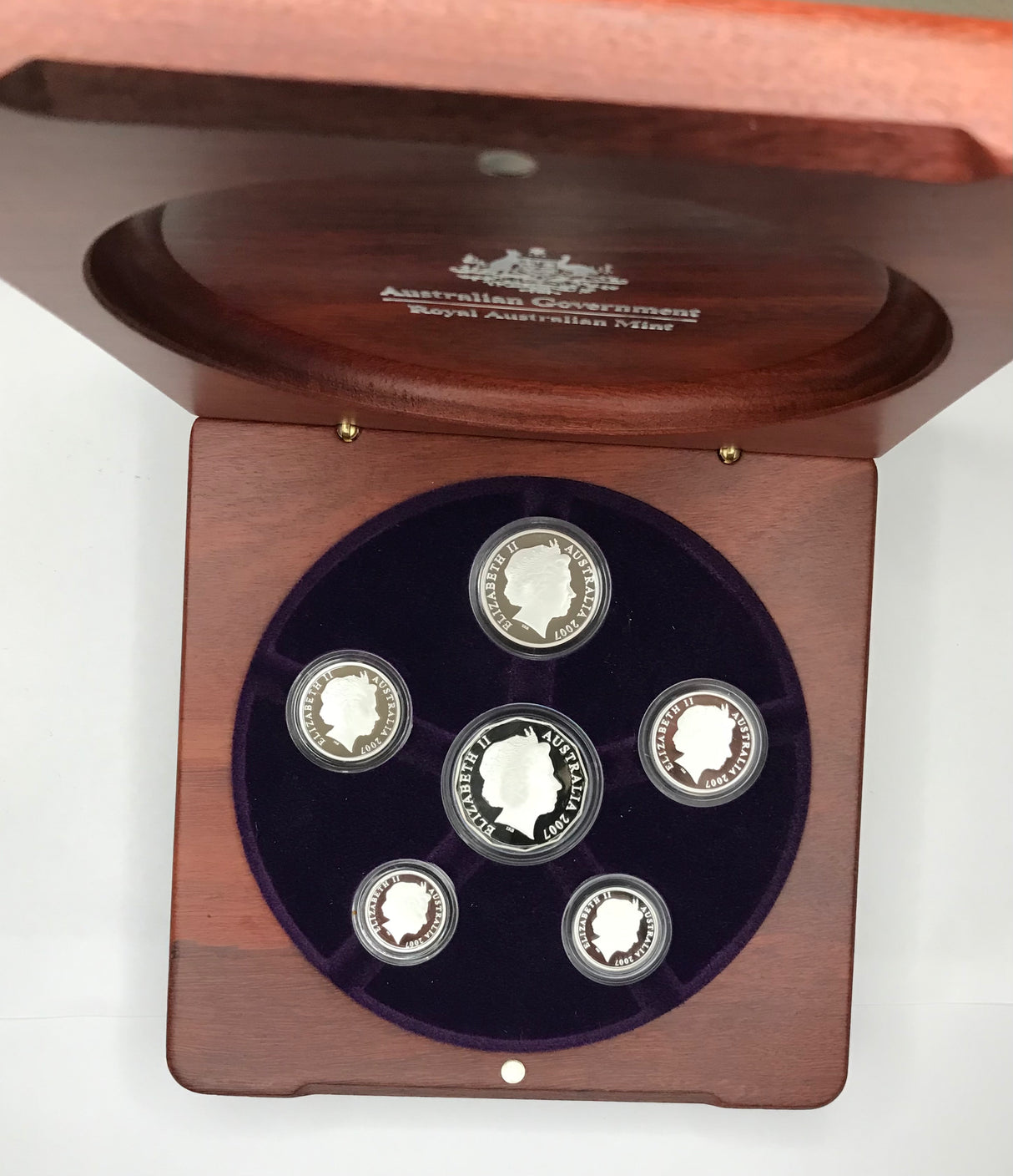 2007 Royal Australian Mint. Fine Silver Proof set.