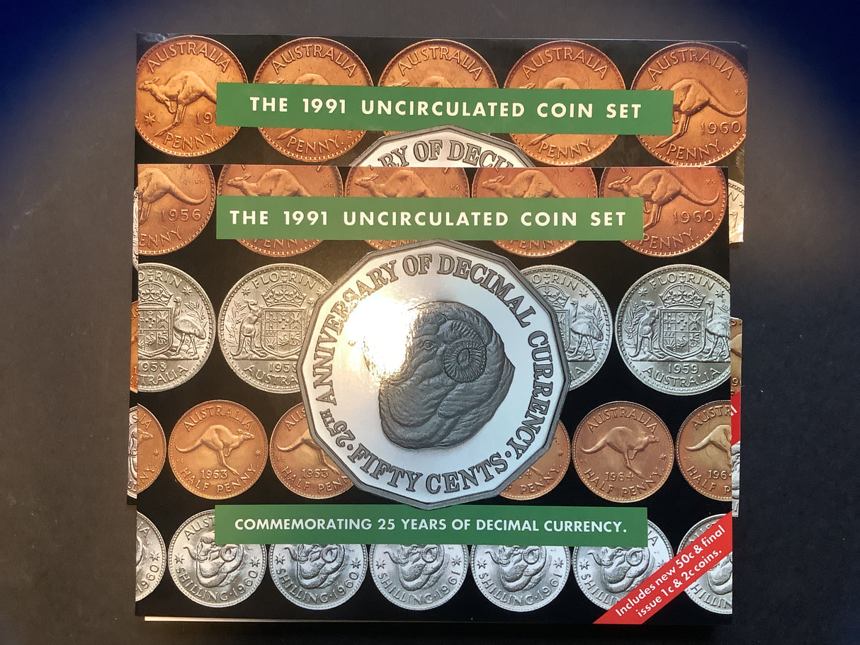 1991 Australian Uncirculated Mint Set.