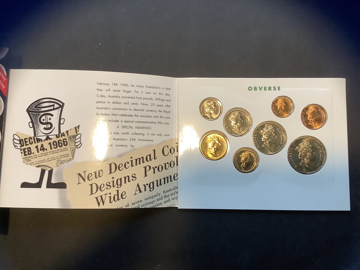 1991 Australian Uncirculated Mint Set.