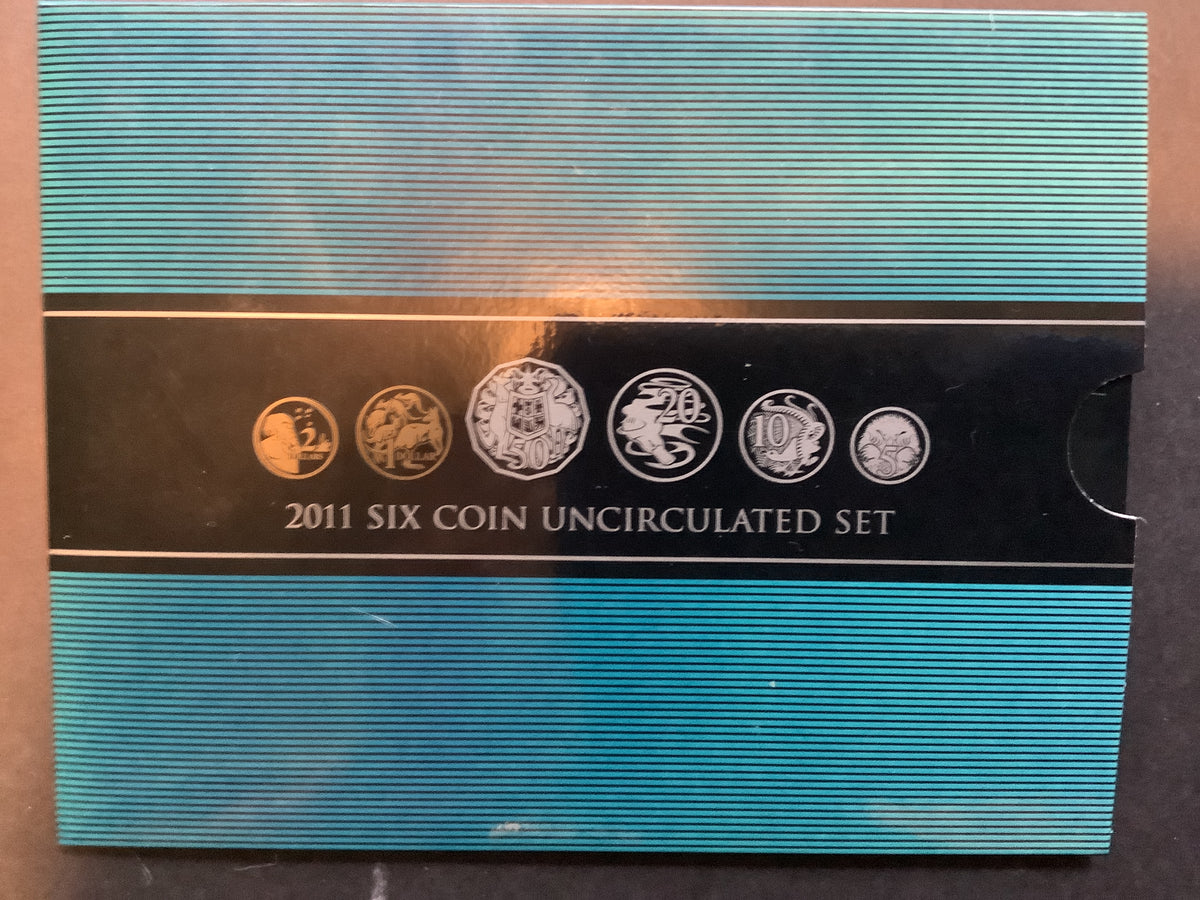 2011 RAM uncirculated six coin set.