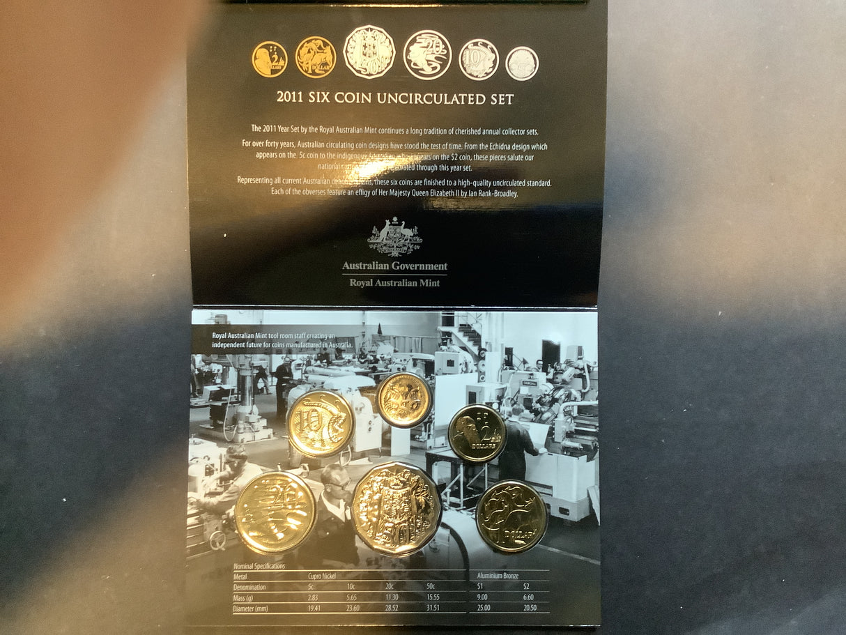 2011 RAM six coin Mint Set