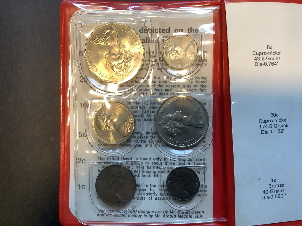 1974 Uncirculated RAM Mint Set