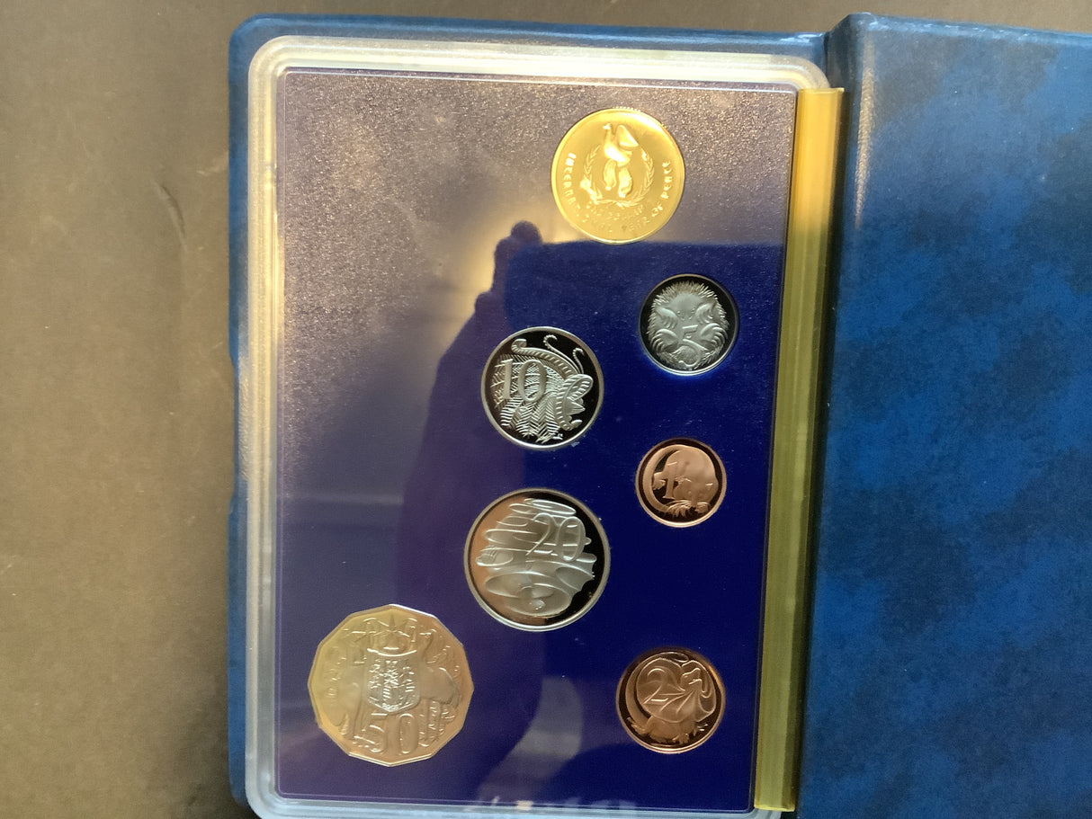 1986 7 Coin Australian Proof Set.