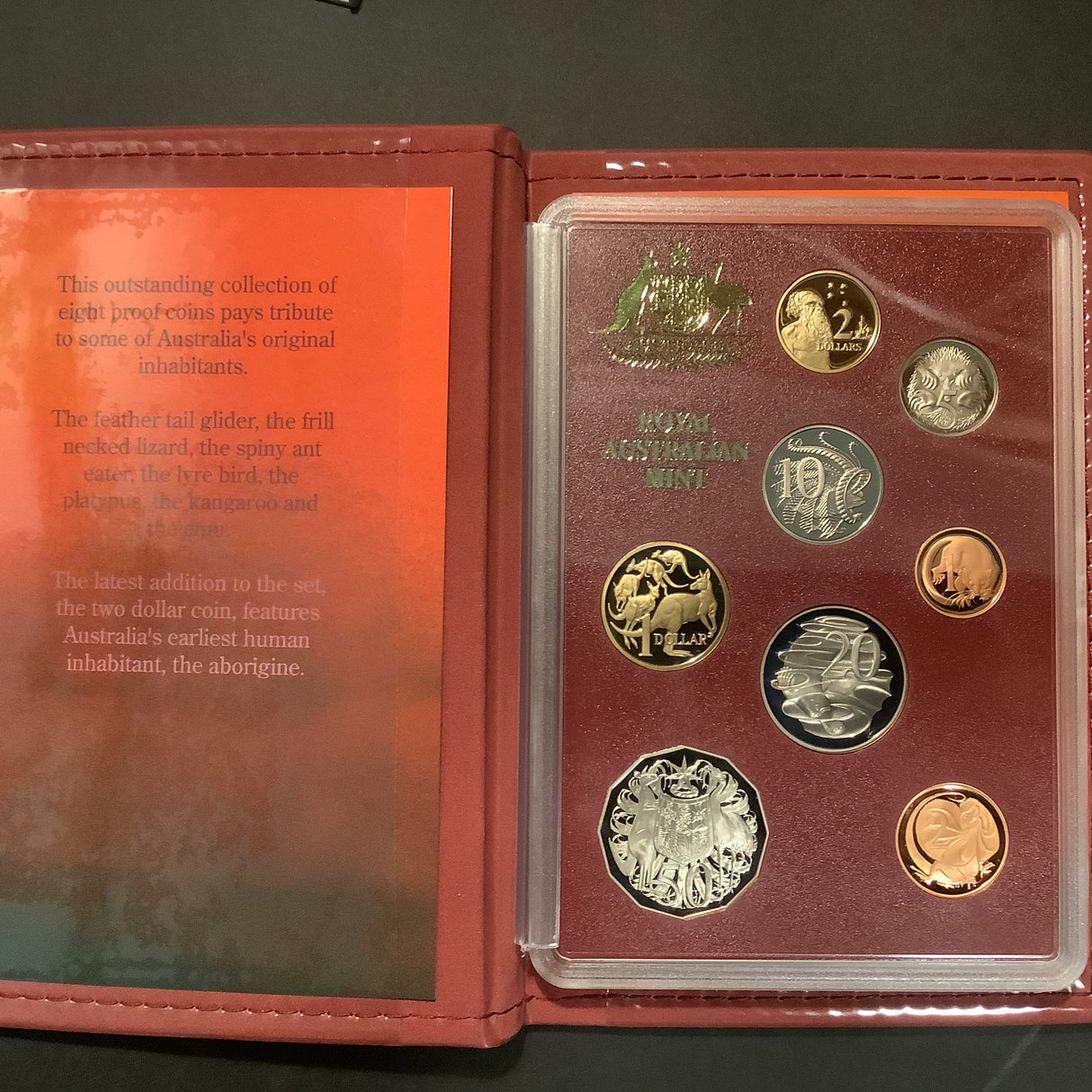 1989 8 Coin RAM issued Proof Set.