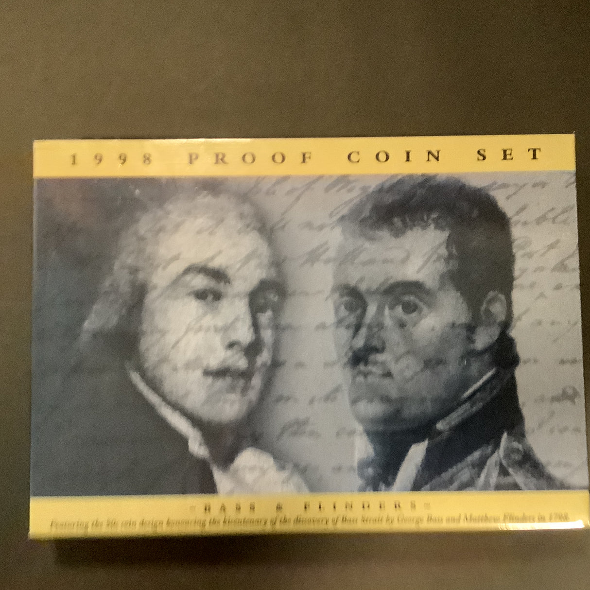 1998 Royal Australian Mint 6 Coin Proof Set. Bass and Flinders.