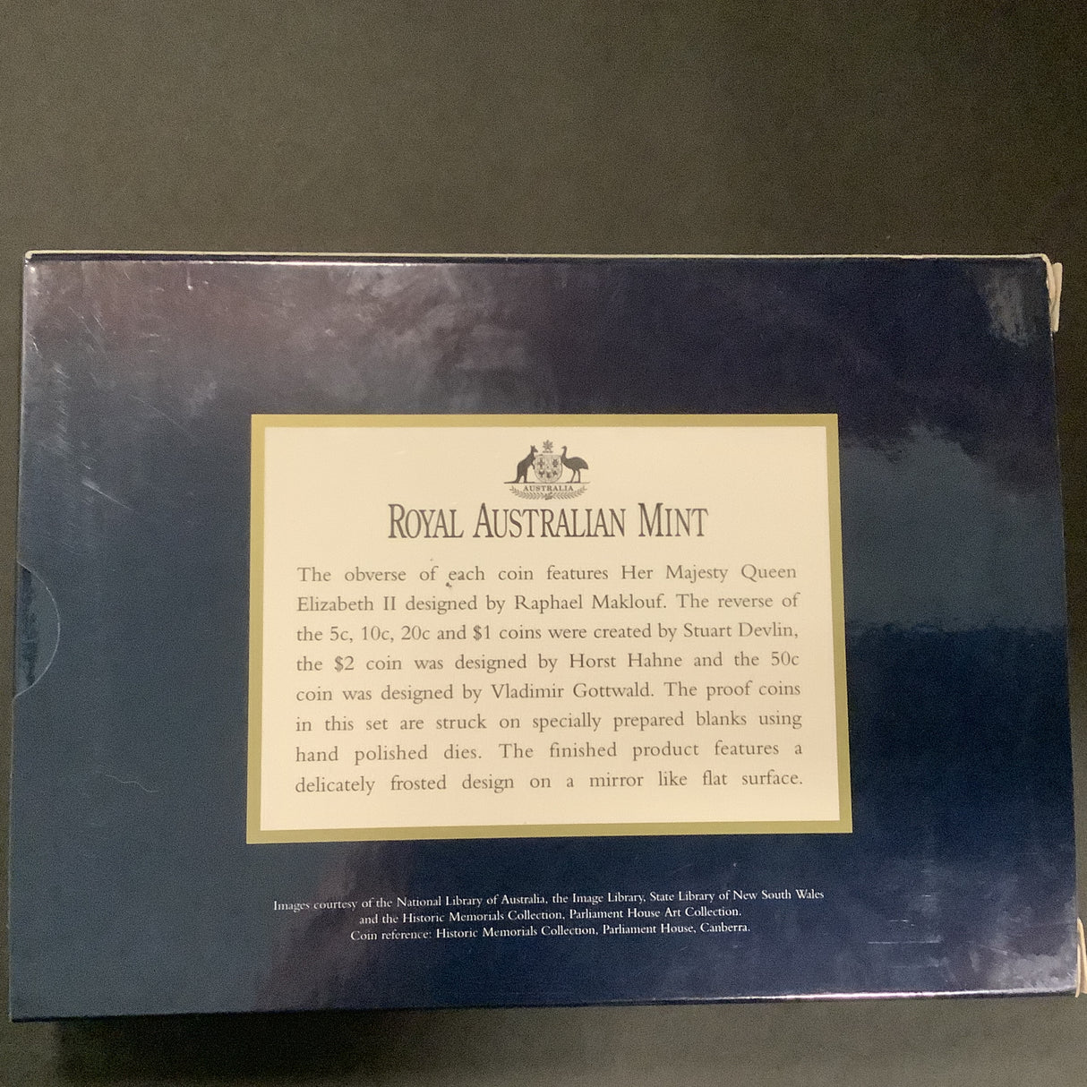 1998 Royal Australian Mint 6 Coin Proof Set. Bass and Flinders.