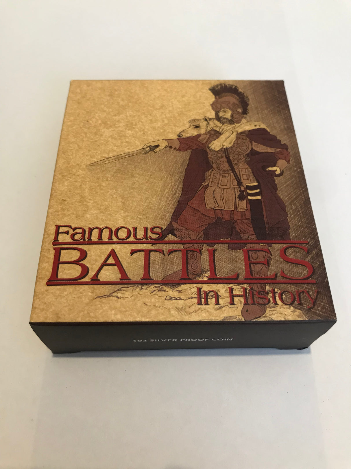2009 $1 Famous Battles in History. Cannae. 1 Ounce Silver Proof Coin