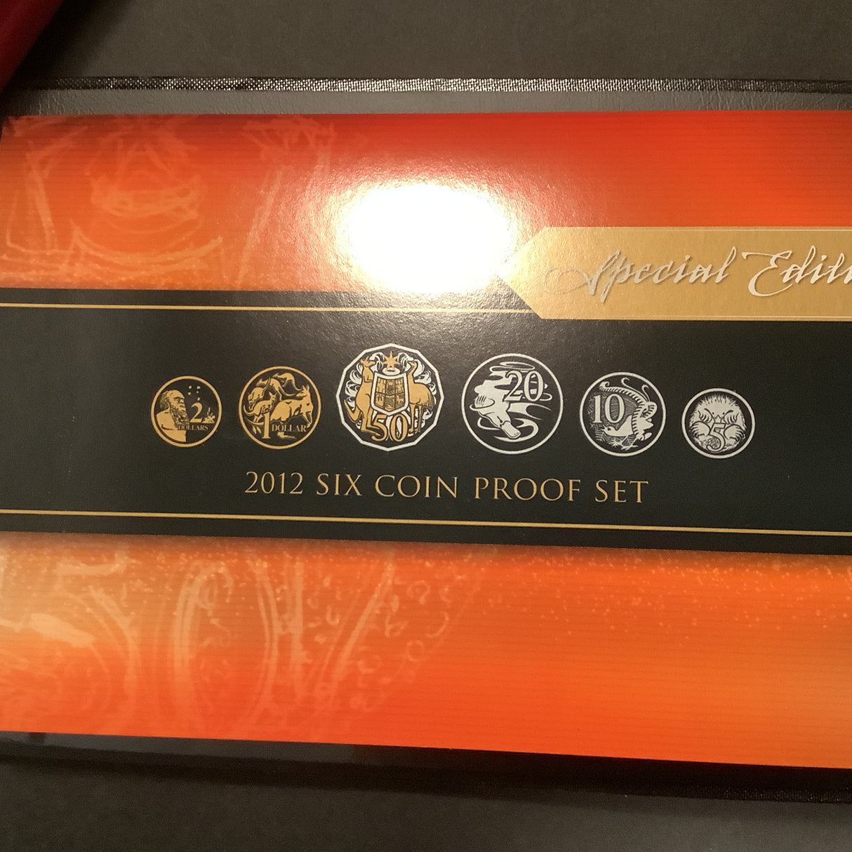 2012 Special Edition 6 Coin Proof Set. Featuring Special 50c Proof Coin.