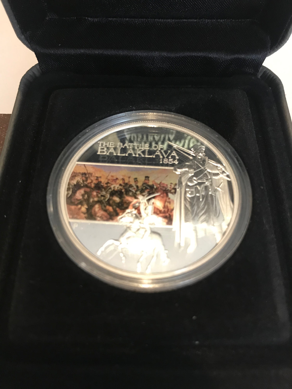 2009 $1 Famous Battles in History. Balaklava. 1 Ounce Silver Proof Coin