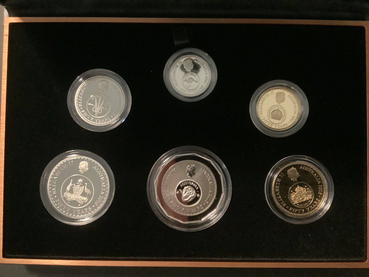 2016 Proof Set. 50th Anniversary of Decimal Currency.