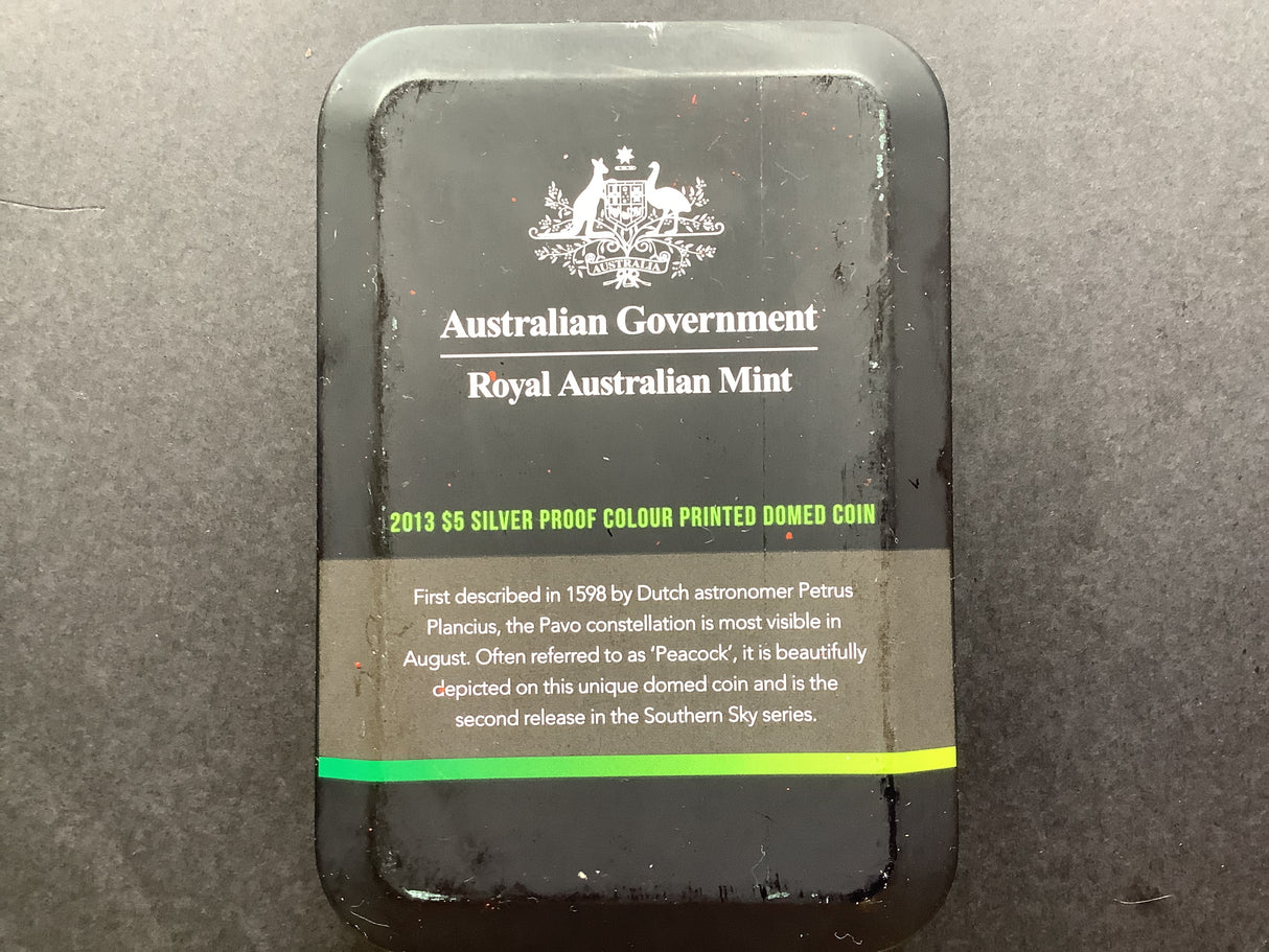 2013 $5 Proof Southern Skies Series: PAVO.