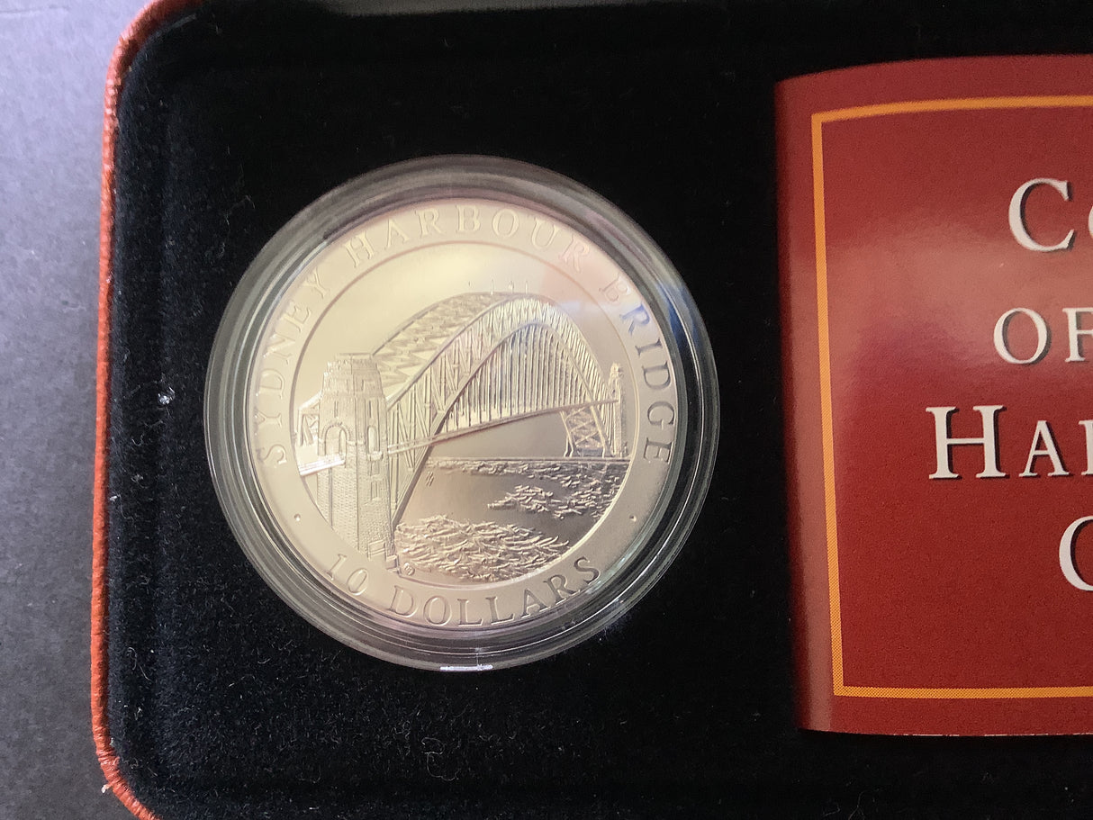 1997 $10 Coins of the Harbour City.Sydney, Australia. Two Coin Set.