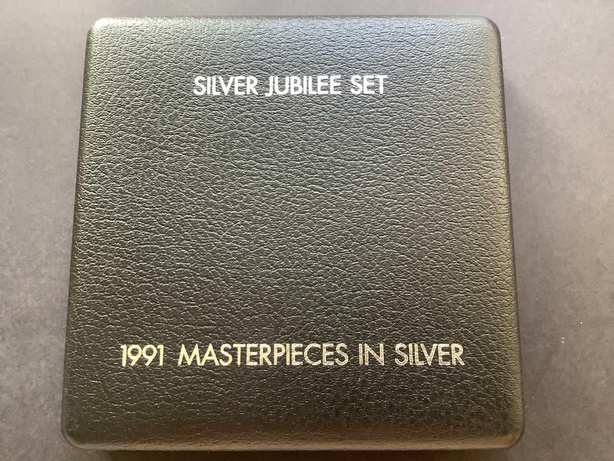 1991 Masterpieces in Silver. 25th Anniversary of Decimal Currency.