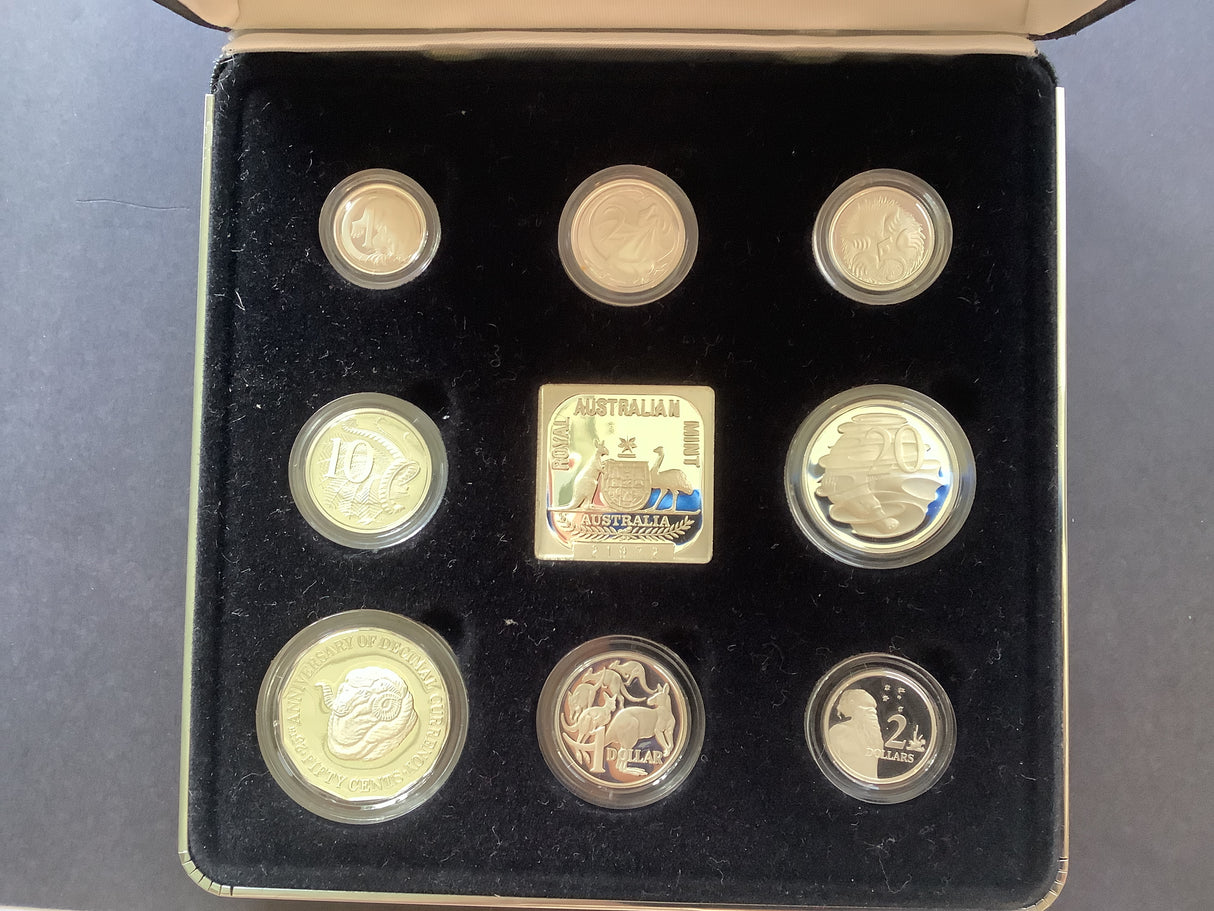 1991 Masterpieces in Silver. 25th Anniversary of Decimal Currency.