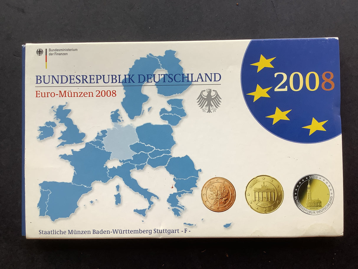 2008 German 8 Coin Set.