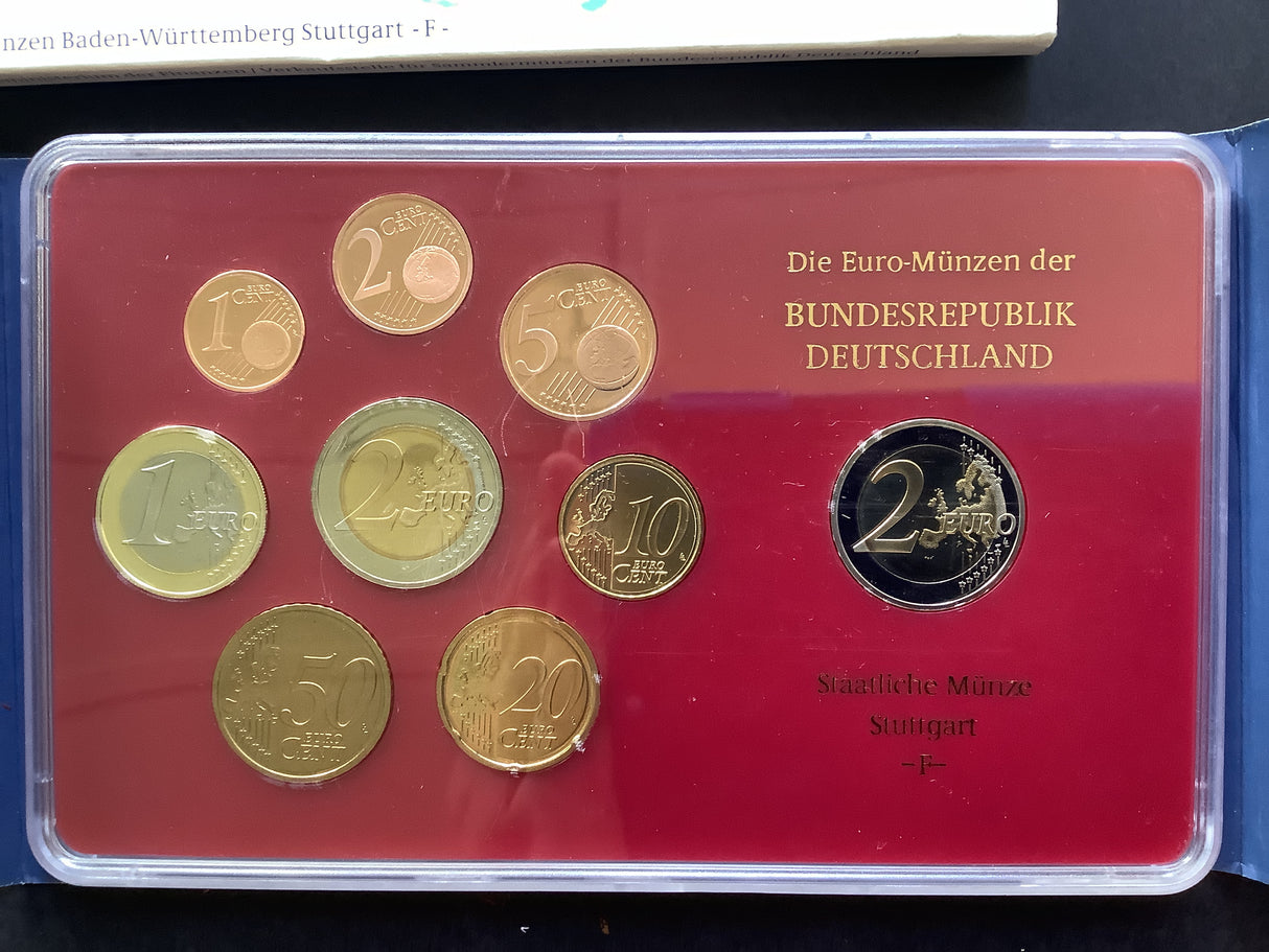 2008 German 8 Coin Set.