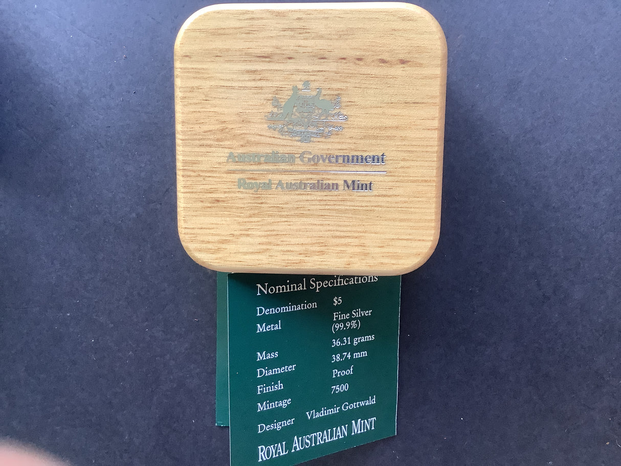 2004 $5 Silver Proof Coin. Bicentenary of Tasmania.