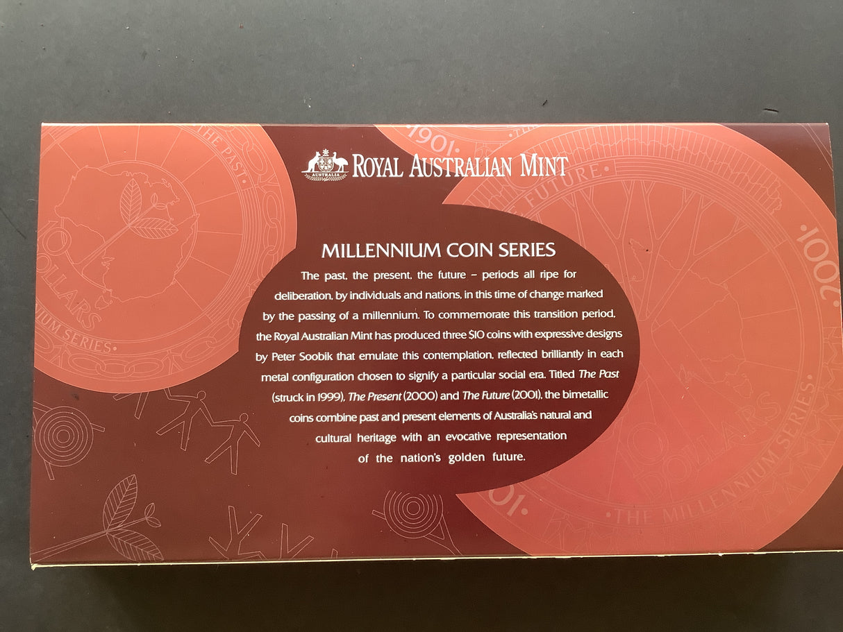 1999-2001 Millennium Coin Series 3 Coin Set.