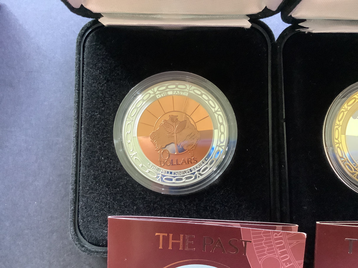 1999-2001 Millennium Coin Series 3 Coin Set.