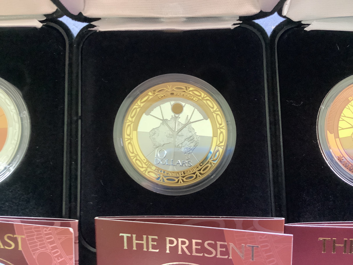 1999-2001 Millennium Coin Series 3 Coin Set.