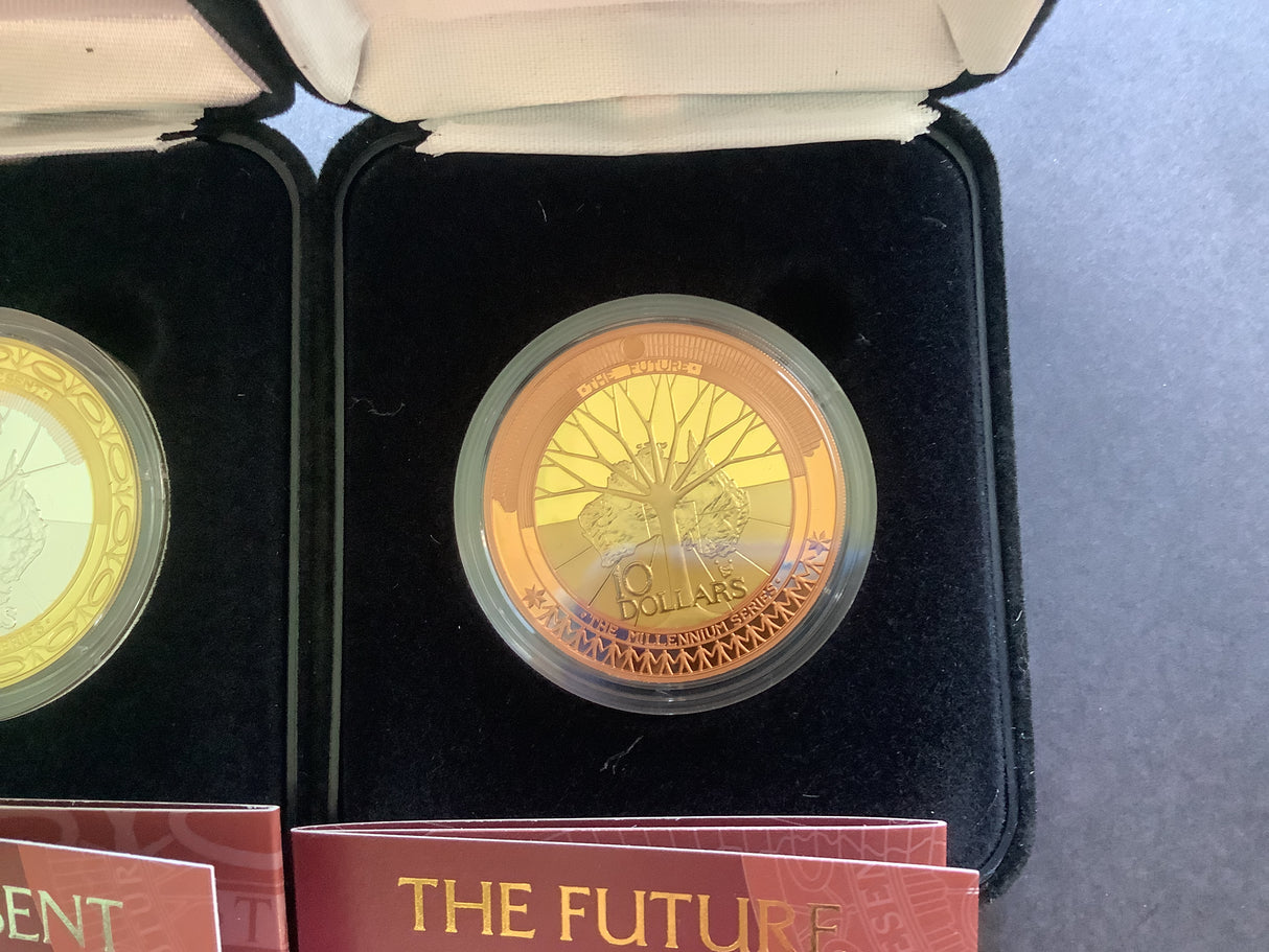 1999-2001 Millennium Coin Series 3 Coin Set.