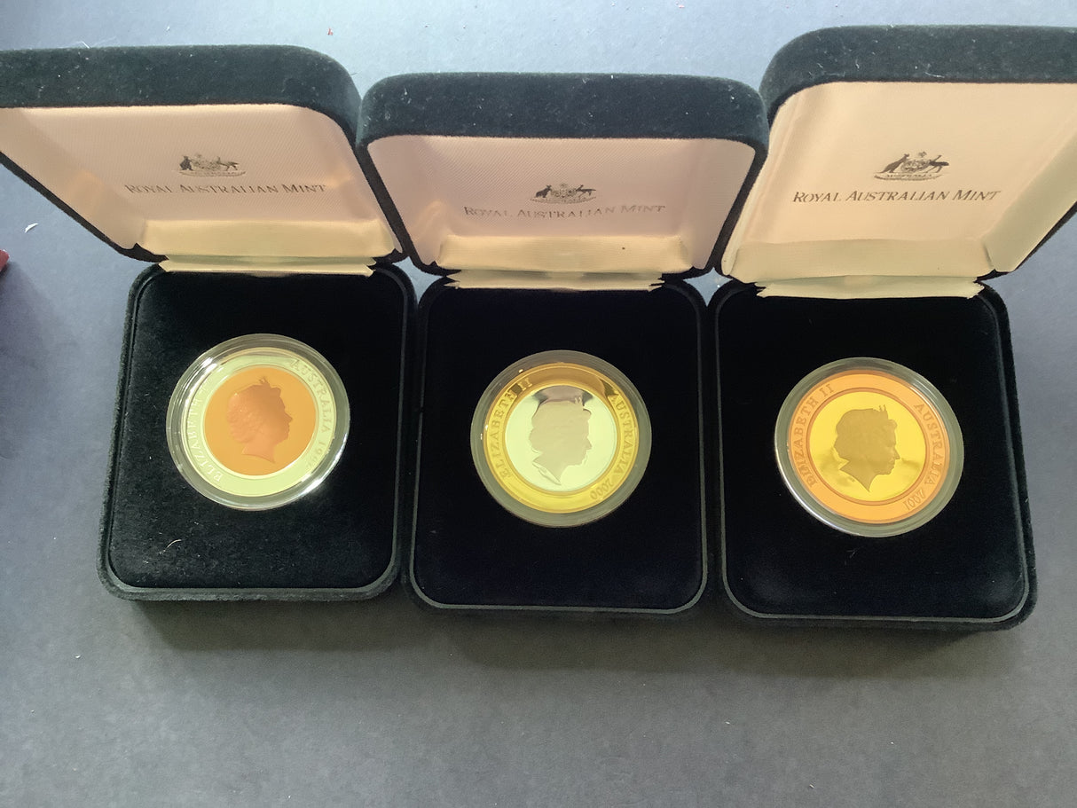 1999-2001 Millennium Coin Series 3 Coin Set.