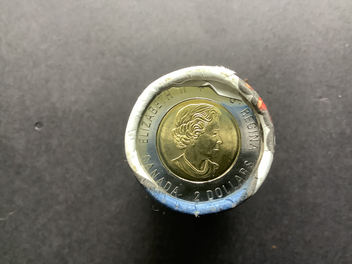 2020 $2 Canadian 75th Anniversary of the End of WW2 Special Wrap Roll.