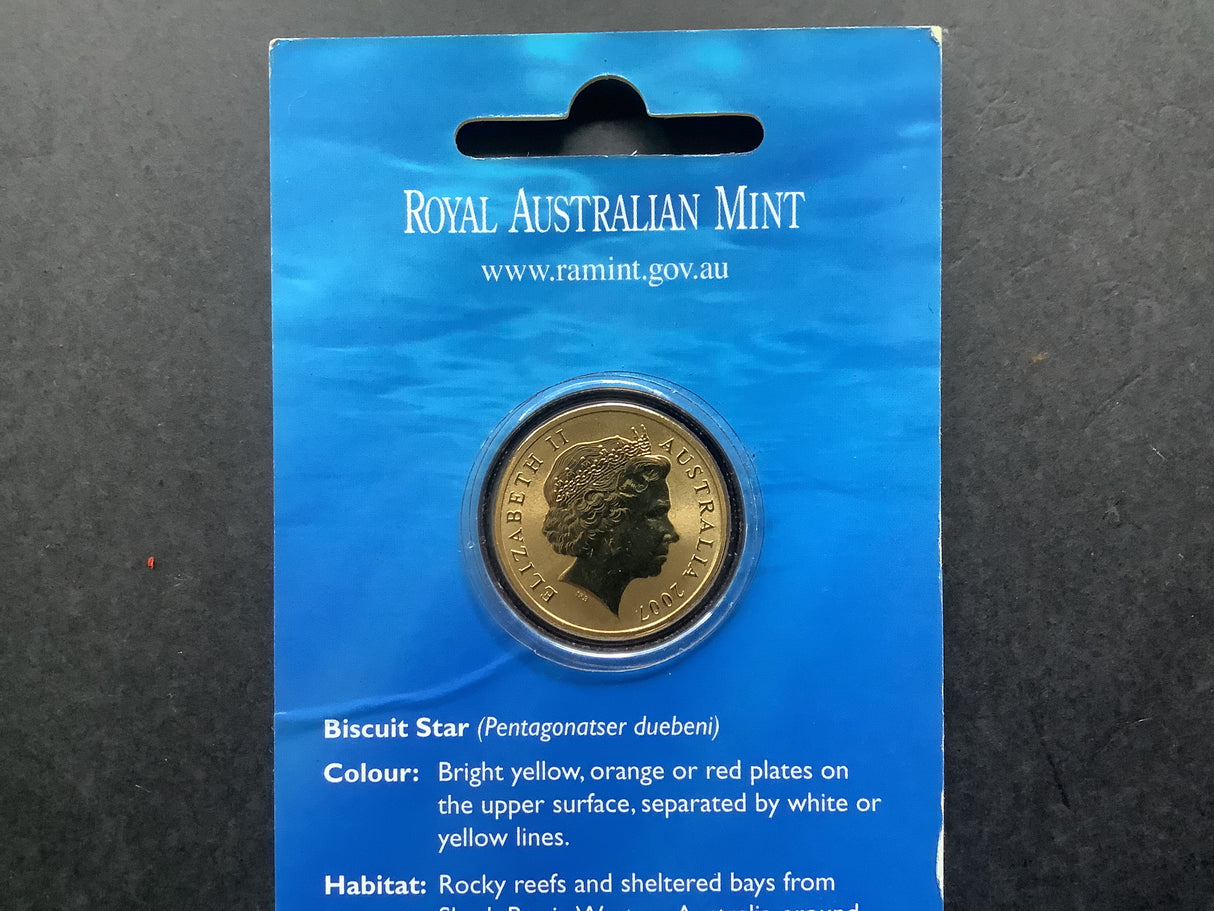 2007 $1 Biscuit Star Fish Ocean Series